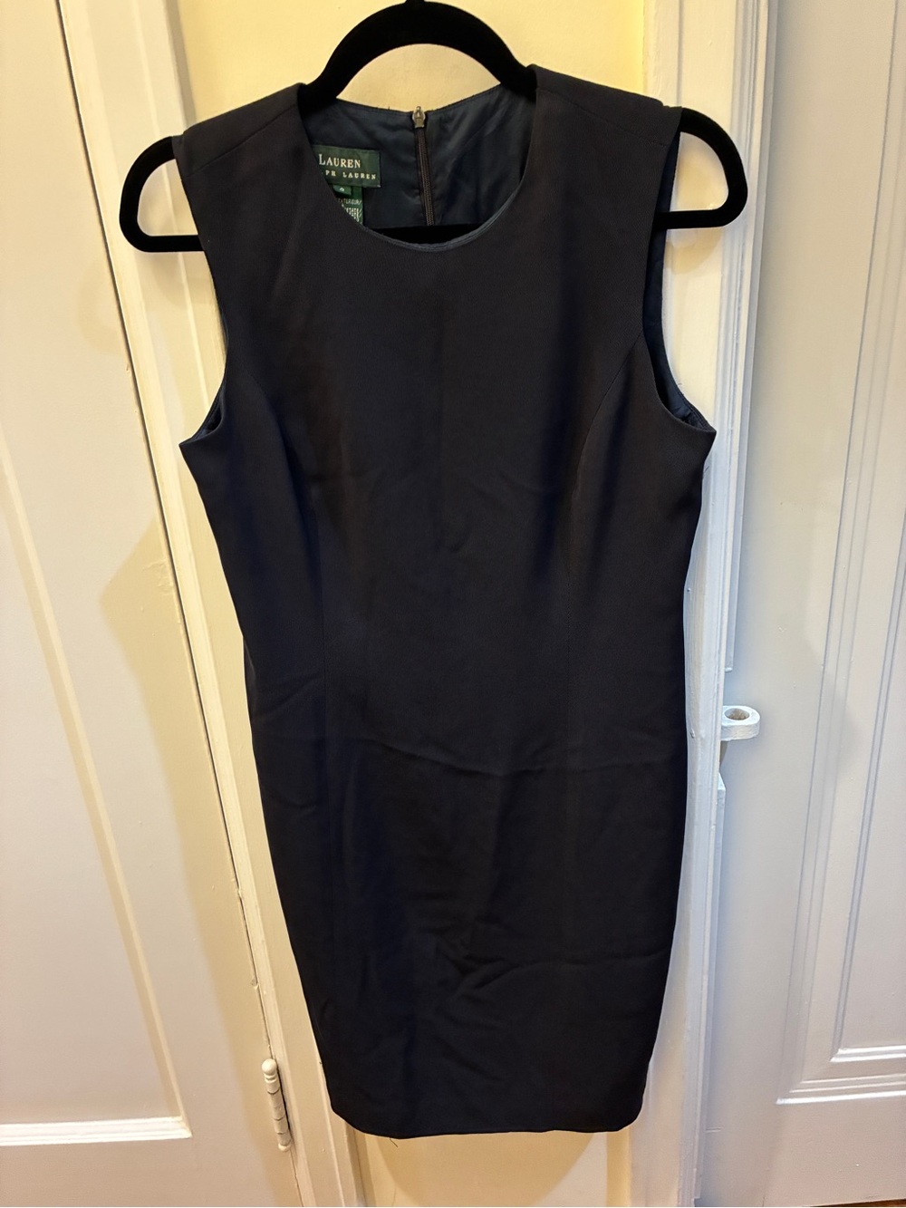 Ralph Lauren Deep Navy Midi Sheath Dress